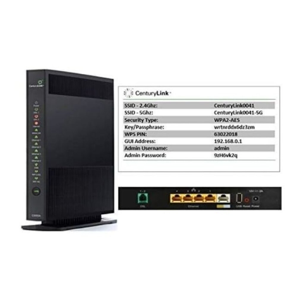 Actiontec Wireless DSL Modem CenturyLink Model 3000A